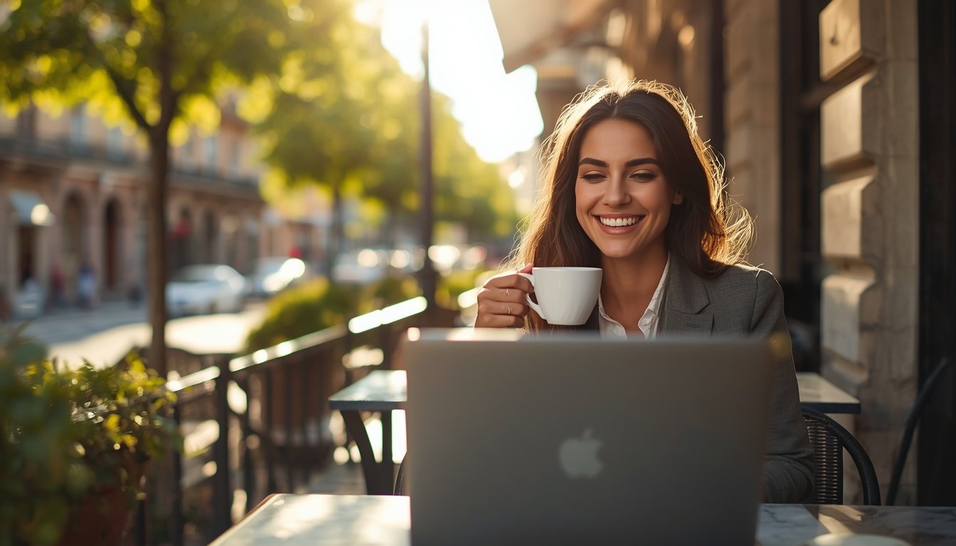 Persona disfrutando del estilo de vida expat al vivir en España en 2026
