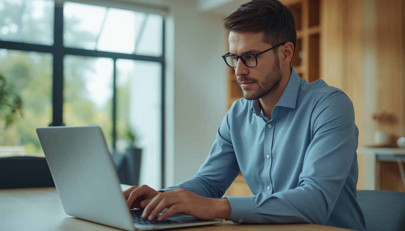 Trabajador latinoamericano revisando su salario y presupuesto en Brasil en 2026