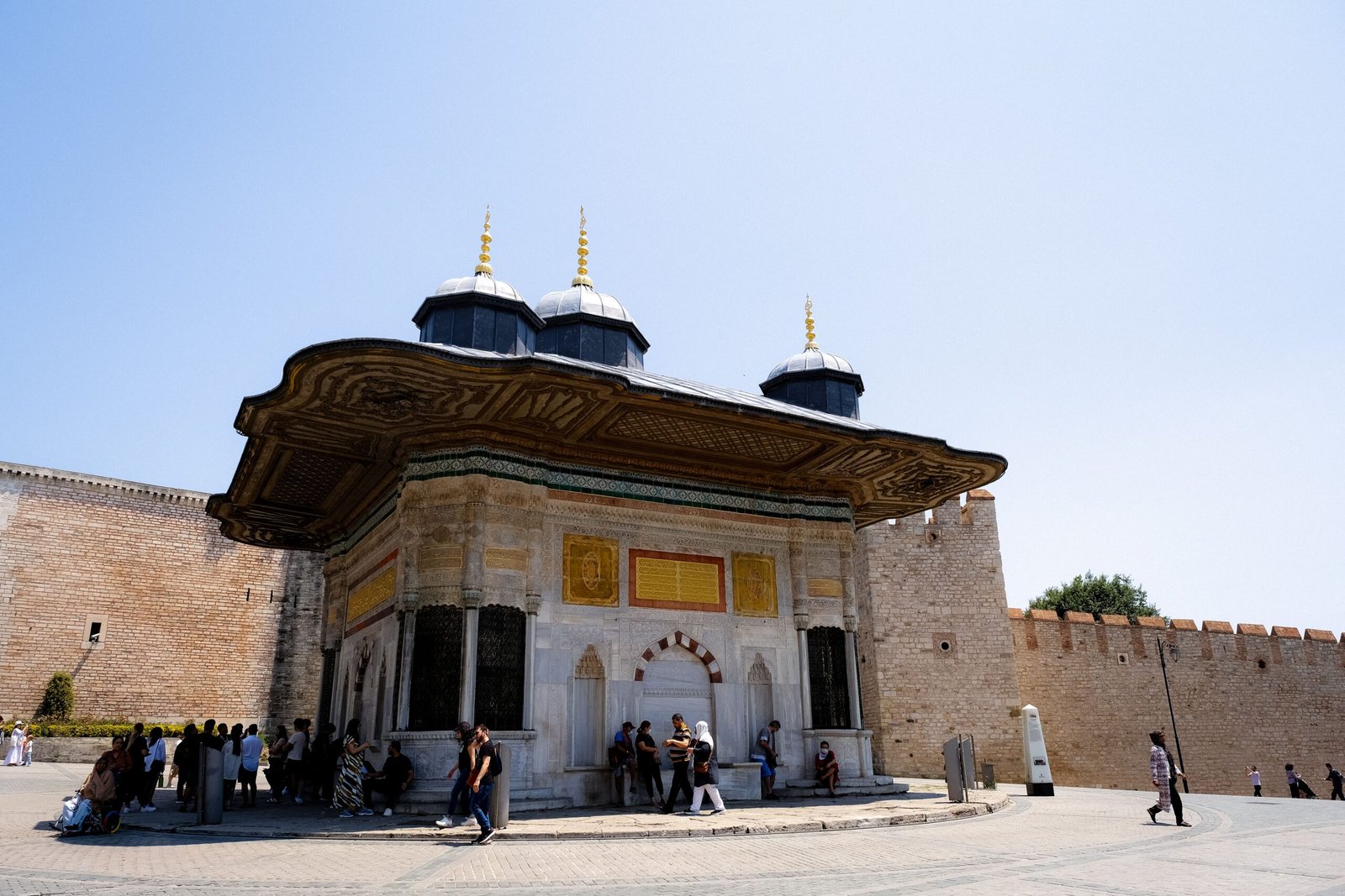 Vista de Santa Sofía y el paisaje histórico de Estambul, Turquía